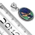 thumbnail image 2 of Natural Mohave Azurite Pendant 925 Sterling Silver Handmade Jewelry, 2 of 4