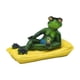thumbnail image 1 of Mini decoración para estanque Figuras de ranas para jardín Rana nadando Decoración para estanque Rana flotante Estatua decorativa Decoración para jardín Figuras para jardín Animales Decoración, 1 of 7