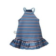 thumbnail image 1 of Liyamei Robe de Plage Rayée pour Filles Bébés Enfants, 3-4 Ans, 1 of 5