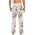 thumbnail image 4 of FORMRS Mens Pajama Pants with Pockets Soft Cotton Sleepwear Lounge Bottoms, Sizes S-2XL, Beautiful Floral, 4 of 7