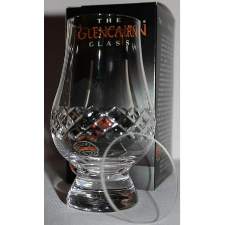 Glencairn Diamond Effect Whisky Glass in Gift Carton with Watch Cover