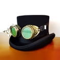 thumbnail image 3 of Alto negro Steampunk Sombrero con gafas Disfraz de de Halloween Acceeeory L Yuyangstore sombrero steampunk, 3 of 8