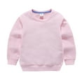 thumbnail image 2 of Hiijoy Toddler Boys Casual Sweatshirt Solid Color Crewneck Pullover Top Spring Dailywear, 2 of 2