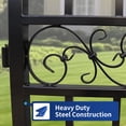 thumbnail image 2 of Chery Industrial 20x8 ft Dual Swing Driveway Steel Gate with Tree Design, 2 of 10