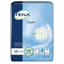 Essity HMS North America Inc Adult Incontinent Brief TENA Super Tab Closure Large Disposable Heavy Absorbency Case of 56