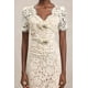 thumbnail image 5 of Vestido Bellabarnetten Maisie con cuello en V y mangas cortas a media pierna de encaje, 5 of 6
