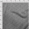thumbnail image 3 of oneOone Polyester Spandex Gray Fabric Asian Batik Ogee Craft Projects Decor Fabric Printed By The Yard 56 Inch Wide, 3 of 4