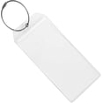 thumbnail image 5 of ZFSBZBS 5 Pack Cruise Luggage Tags,PVC Holders Fitting for Printing Label Tags, Waterproof with Resealable Zipper & Steel Loops (Clear), 5 of 5