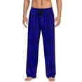 thumbnail image 4 of LONKITO Mens Pajama Pants with Pockets Lightweight Sleep Pj Pants Plaid Lounge Pants Loungewear Sleepwear, 4 of 6