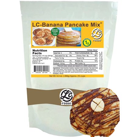 LC Foods Low Carb Banana Pancake Mix  9.3 oz