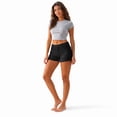 thumbnail image 4 of Jean Shorts for Women High Waisted Fringe Hem Distressed Denim Shorts Casual Stretch Summer Shorts with Pockets, 4 of 8