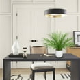 thumbnail image 5 of 15"Artificial Palm Plant Real Touch Faux Tropical Palm Tree in White Pot Home Indoor Living Room Tabletop Balcony Decorations, 5 of 6