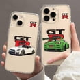 thumbnail image 2 of Funda de teléfono de lujo para coche deportivo GTR, carcasa transparente para iPhone 11 12 Mini 13 14 Pro XS Max X 8 7 6s Plus 5 SE XR Fivean unisex, 2 of 2