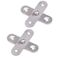 thumbnail image 1 of 2x Paquete de 2 Bisagras Centrales Giratorias BLESIY acero Inoxidable para Puerta 360 grados, 1 of 8