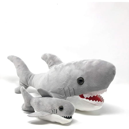 Fun Stuff Shark with Baby Shark Plush Animal Soft, Snuggly & Totally Jawsome!