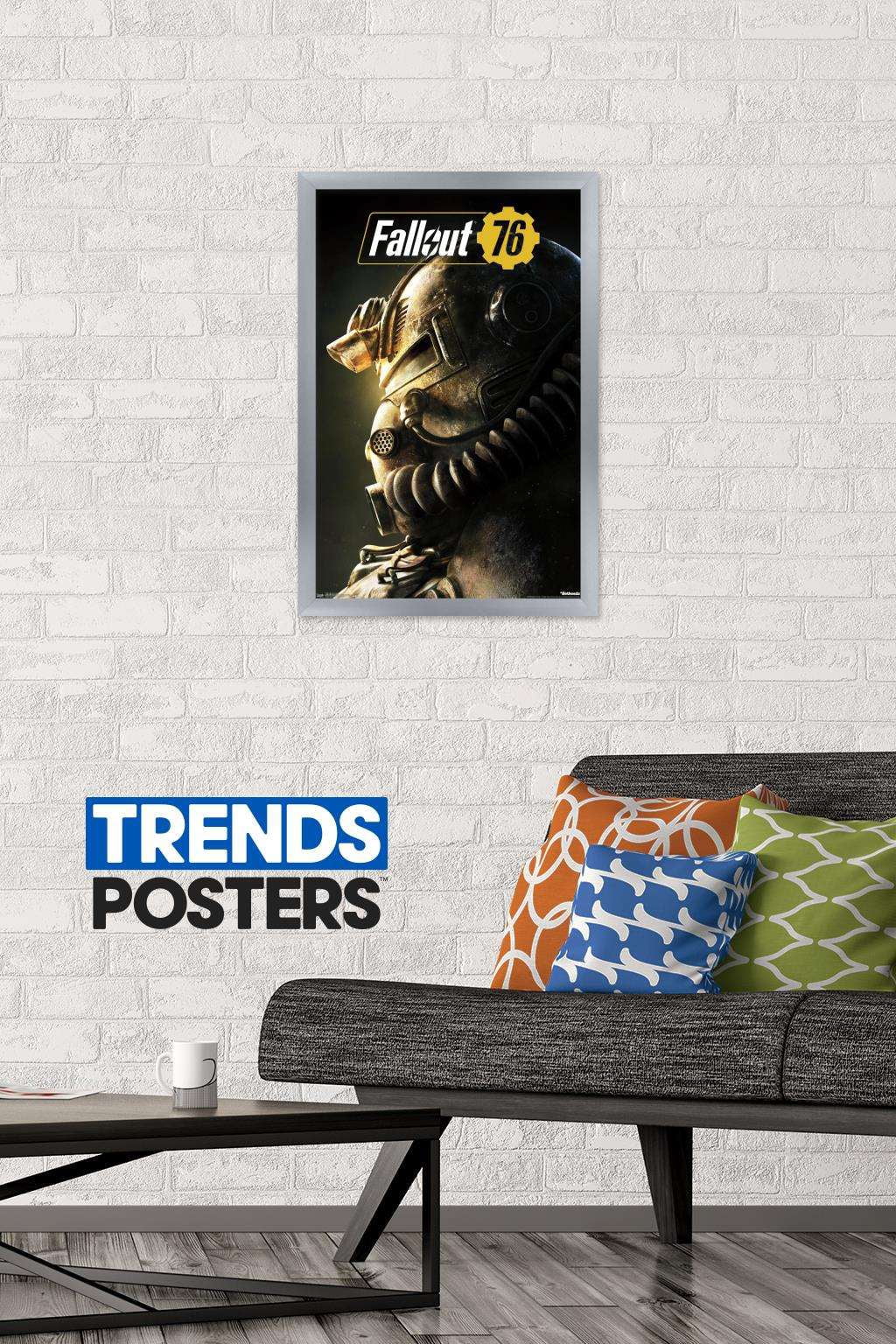 Fallout: 76 - Helmet Close-Up Wall Poster, 14.725" x 22.375" Framed