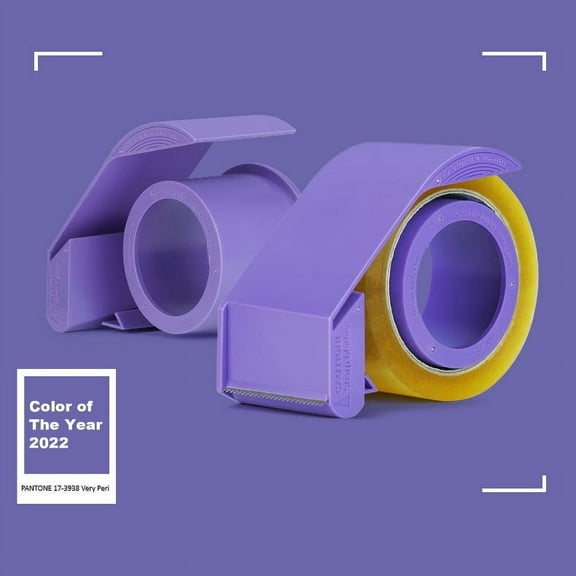 LINCO Handheld Tape Dispenser for Moving Packaging Shipping Office Storage - Purple