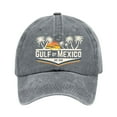 thumbnail image 2 of Of Mexico Printed Casual Baseball Cap Retro Cap Baseball Caps hats for men Gray, 2 of 3