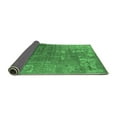 thumbnail image 2 of Ahgly Company Indoor Square Oriental Emerald Green Industrial Area Rugs, 3' Square, 2 of 4