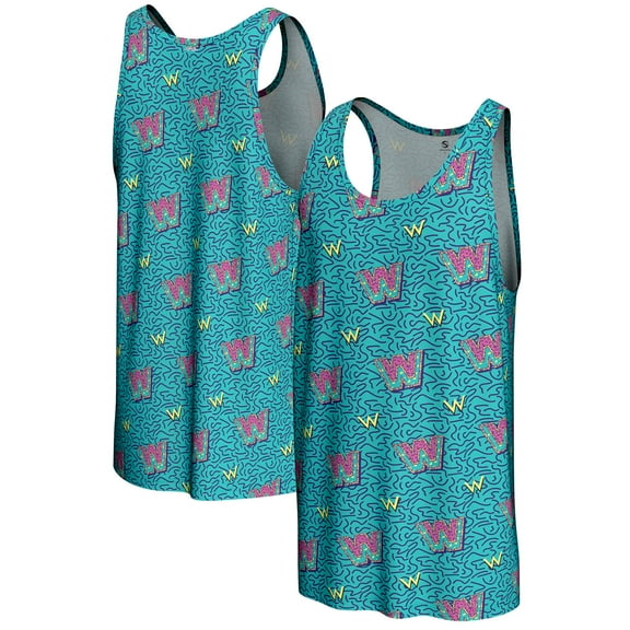 Men's ProSphere Teal WWE 90s Tank Top