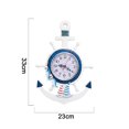 thumbnail image 2 of Anchor clock marine theme wall hanging decorative art clock living room wall clock, 2 of 5
