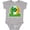 AC-Heather Grey, variant on St Patricks Day Cute Irish Gift Boys or Girls Baby Bodysuit