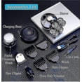 thumbnail image 5 of Afeitadoras de cabeza para hombres calvos: Afeitadora de cabeza eléctrica 5 en 1 para hombres calvos, Afeitadoras de cabeza de diseño giratorio, Kit de aseo eléctrico para hombres, 5 of 5