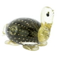thumbnail image 2 of GlassOfVenice Murano Glass Bullicante Turtle - Black, 2 of 8