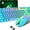 Blue, variant on Wireless Gaming Keyboard and Mouse Combo with 87 Key Rainbow LED Backlight Rechargeable 3800mAh Battery Mechanical Feel Anti-ghosting Ergonomic Waterproof RGB Mute Mice for Computer PC Gamer (Black)