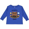 thumbnail image 3 of Inktastic Happy Groundhog Day Cute Boys or Girls Long Sleeve Toddler T-Shirt, 3 of 5