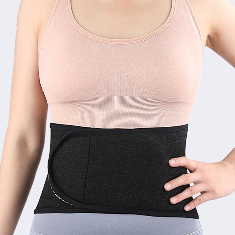 Waist Trimmer Belt For Workout - Sweat Belt For Men & Women, Lower Back Support For Fitness, Gym, Running