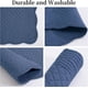 thumbnail image 4 of Set de 6 Individuales Acolchados de Algodón 100% en Azul Zafiro 30x45 cm Lavables y Antideslizantes para Mesa de Comedor, 4 of 5