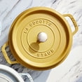 thumbnail image 6 of Staub Cast Iron 4-qt Round Dutch Oven - Citron, 6 of 9