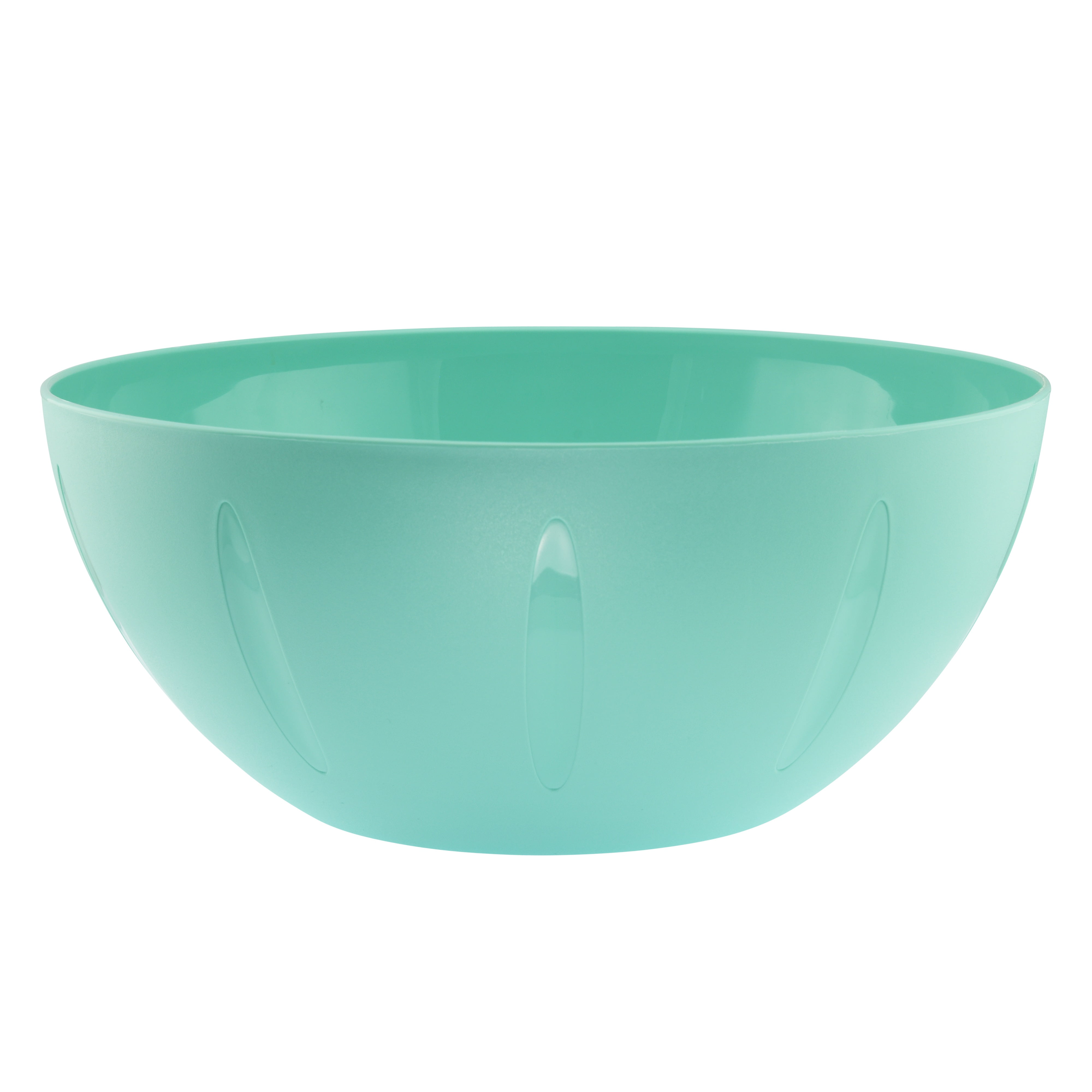 YBM Home 8 inch Plastic Serving Bowl Single Bowl, Green