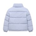 thumbnail image 5 of Kogui Kids Puffer Jacket Stand Collar Zip-Up Warm Winter Coat Lightweight Outerwear for Boys Girls Size 11-12 (Blue,11-12 Years), 5 of 9