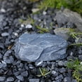 thumbnail image 4 of Opvise Garden Ornament Key Hider Simulation Stone Design Waterproof Secure Outdoor Key Storage Resin Key Box C, 4 of 7