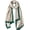 Beige, variant on Women Geometric Maze Print Scarf with Border Design Soft Shawl Scarves Neck Wraps for All Season, 3 Colors (Pink)