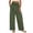 *Army Green, variant on VBVC Women's Smocked Wide Leg Pants,Casual Loose-Fit Flowy Trousers For Women,Ladies Lightweight Loungewear with Pockets,Army Green,S-2XL