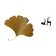 thumbnail image 5 of Elegante escultura de pared de resina y hojas de ginkgo, decoración artística abstracta para sala de estar, oficina, hotel, comedor, restaurante, casa, 5 of 8
