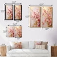 thumbnail image 4 of Designart "Apple Blossom euphony VI" Apple Blossom Wall Art Set Of 2 - Pink Floral Canvas Set For Living Room Decor, 4 of 7