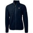 thumbnail image 2 of Men's Cutter & Buck Navy Navy Midshipmen Big & Tall Cascade Eco Sherpa Fleece Full-Zip Jacket, 2 of 3