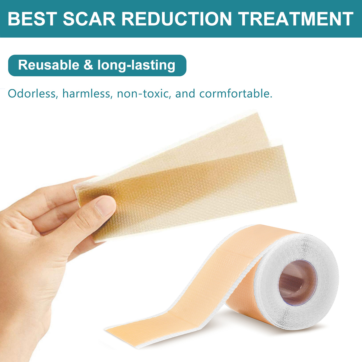 Buy JTWEEN Scar Removal Sheets Silicone Scar Sheets Medical Grade