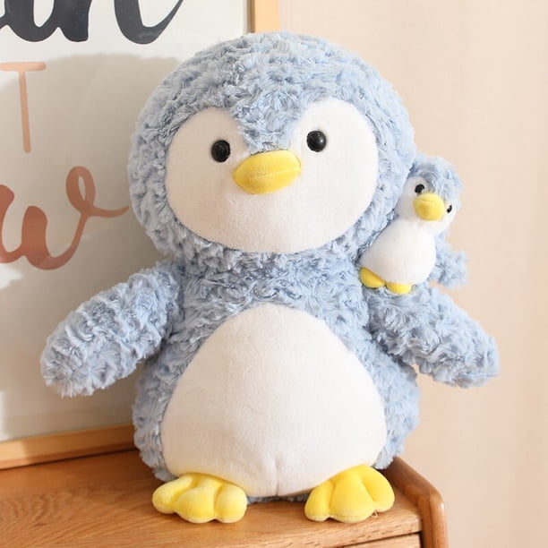 1 Uds., muñeco realista para mamá y bebé, pingüino perezoso, Panda, juguetes de peluche para niños, regalos encantadores para novia zhangmengya LED