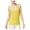 Yellow, variant on BAR III $50 Womens New 1523 Yellow Knit Sleeveless V Neck Casual Top S B+B