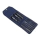 thumbnail image 3 of Juego de herramientas de aseo para manicura, cuchillo de pedicura, tijeras, cortaúñas de acero inoxidable, 12 Uds., azul real, 3 of 8