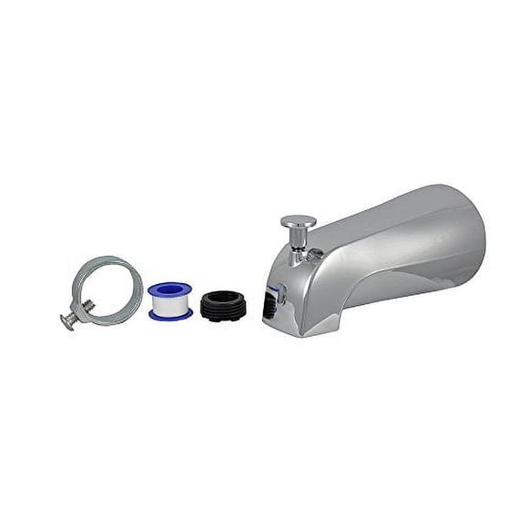 DANCO (88703) Tub Spout with Diverter, Chrome Finish, 1-Pack