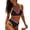Black, variant on Bikini Sets for Women Fashion Colorblock Two Piece Bikinis Vacation Beach V Neck Women's Bathing Suit S