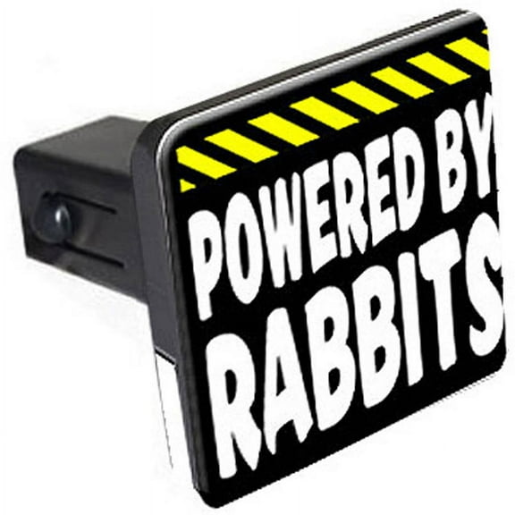 Powered By Rabbits 1.25" Tow Trailer Hitch Cover Plug Insert
