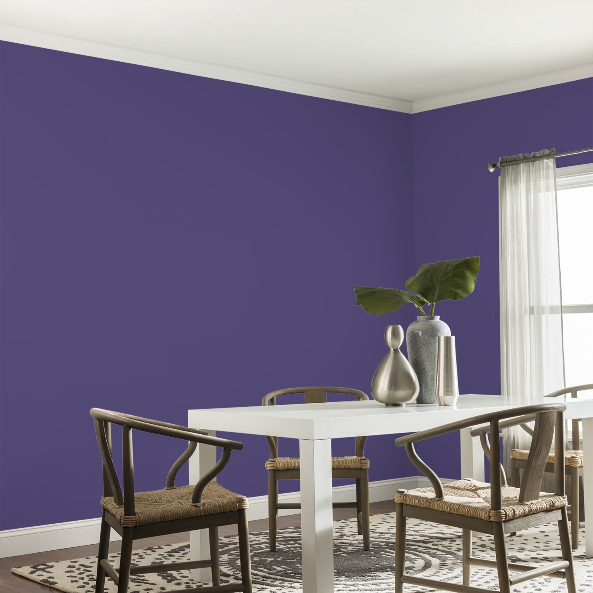 Glidden High Endurance Plus Imperial Purple Eggshell Interior Paint and Primer, 1 Quart