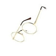 thumbnail image 3 of Braveheart Unisex Korean Vintage Eyeglasses Round Metal Frame Spectacles Clear Lens Eye Glasses Accessory, 3 of 5